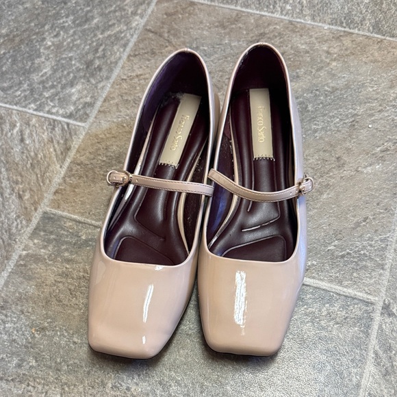Franco Sarto Shoes - Franco Sarto Taupe Mary Jane Flats